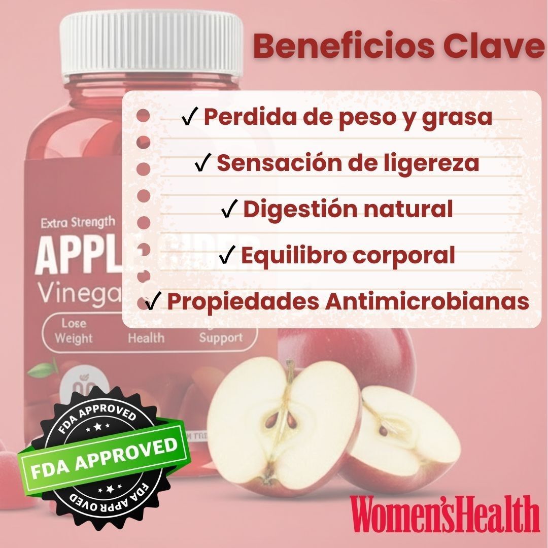 Despídete de la Hinchazón | Gominolas de Vinagre de Manzana