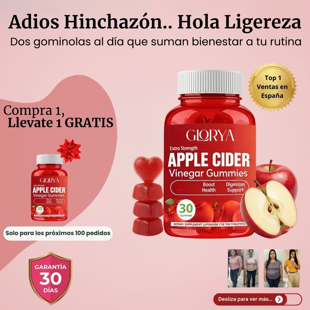 Despídete de la Hinchazón | Gominolas de Vinagre de Manzana