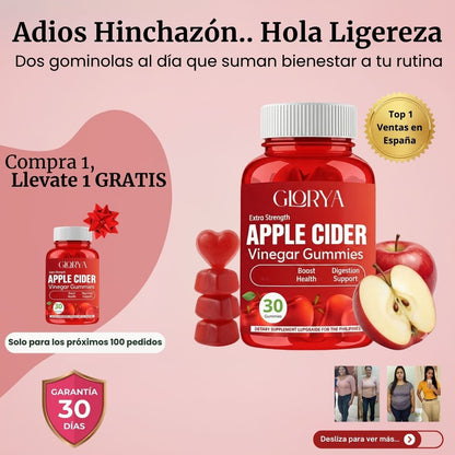 Despídete de la Hinchazón | Gominolas de Vinagre de Manzana