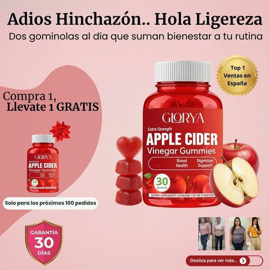 Despídete de la Hinchazón | Gominolas de Vinagre de Manzana
